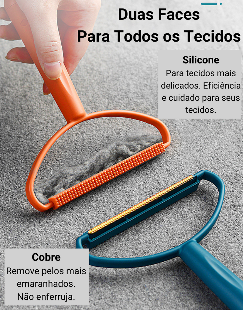 Removedor de Pelos de Pet e Pelúcias para Tecidos **2 por R$49** Promoção aplicada no carrinho