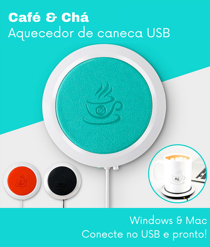 Aquecedor de Caneca USB